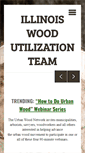 Mobile Screenshot of illinoisurbanwood.org