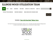 Tablet Screenshot of illinoisurbanwood.org